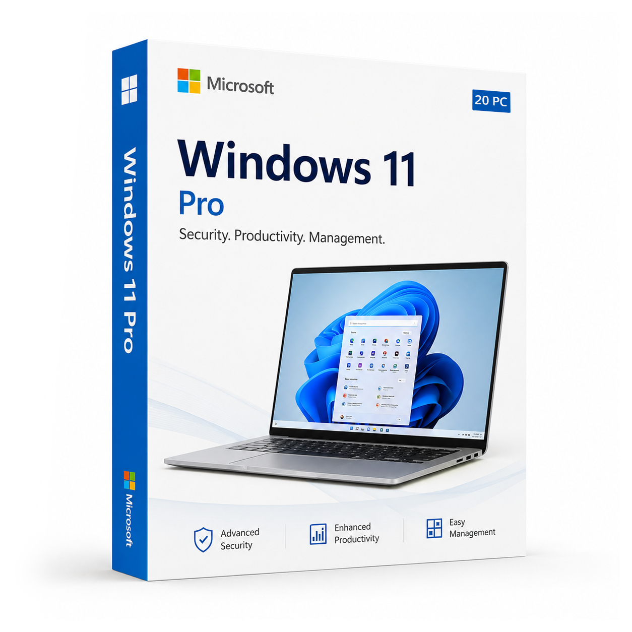 Windows 11 Pro for 20 PCs – Lifetime License Bundle Deal