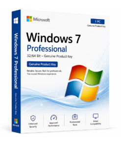 Microsoft Windows 7 Professional 32/64 Bit – Genuine Product Key