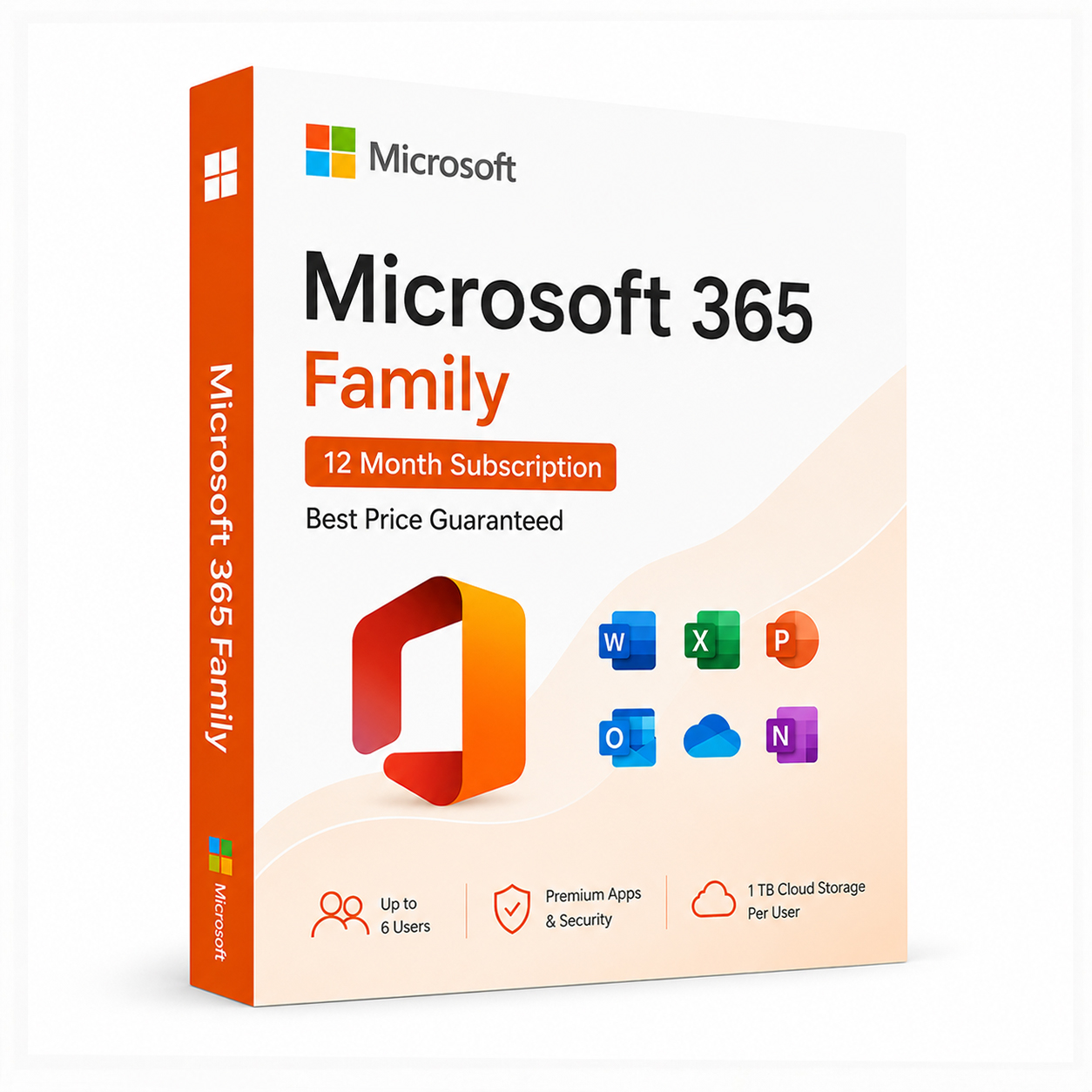 Microsoft 365 Family – 12 Month Subscription | Best Price Guaranteed
